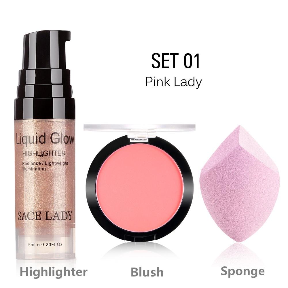 liquid blush and highlighter