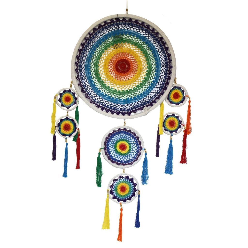 Dream Catcher Wall Hanging, Rainbow