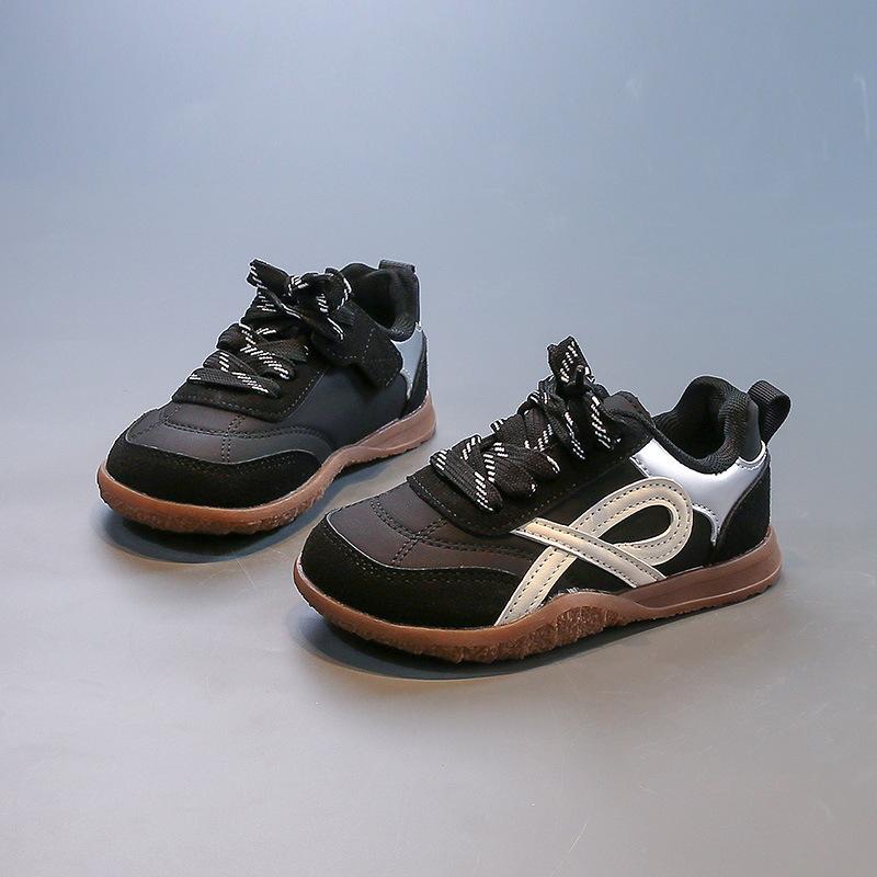 Girls board shoes thin breathable baby princess sneakers 2025 summer new boys silver non-slip German training shoes