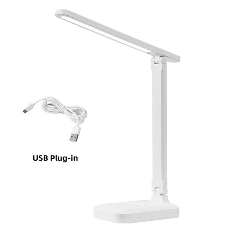 Eye Protection Touch USB Charge 3 Color Dimmable Touch Foldable Desk Lamp Night Light Adjustable Desk Lamp For Reading Study