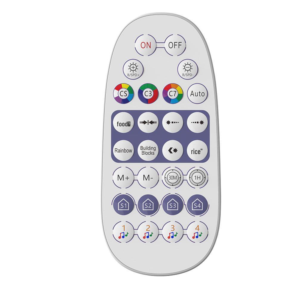 28-Key Wireless Bluetooth LED Controller With Music Sync and Full Color Dimming