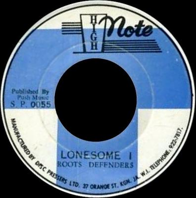 7inch Record ROOTS DEFENDERS  Lonesome I SP0055 High Note Jamaica Reggae Ska  Dub Used