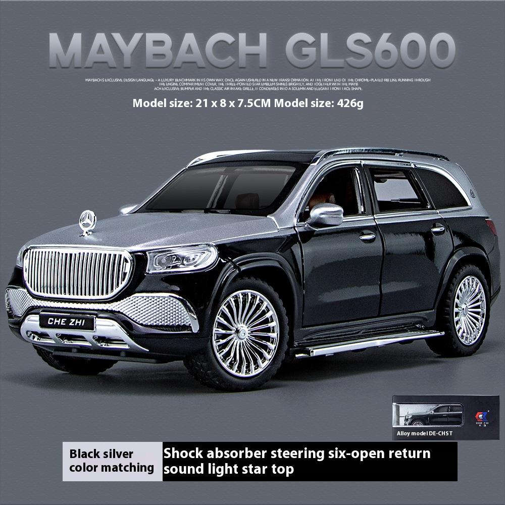 

Масштаб 1/24 Симуляция Mercedes-Benz Maybach GLS600 Сплав Внедорожник Литая Металлическая Модель Коллекция Хобби Декоративные Изысканные Украшения Детская Игрушка серебряный