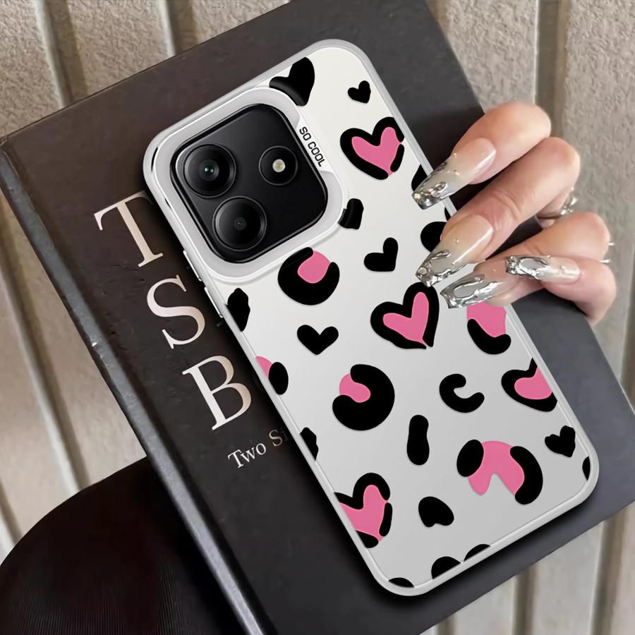 Cartoon Love Leopard Pattern Case for Xiaomi Mi 13T 11 Lite 12T Pro Back Phone Cover
