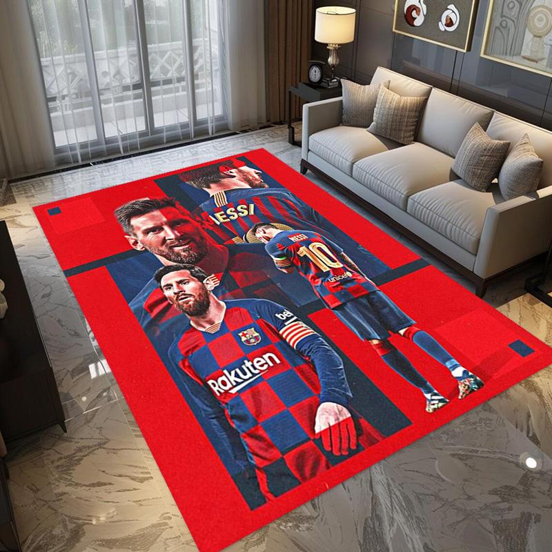 Ziel Messi: Triumph Rosa Teppich Fußmatte Druck Schutzpolster Kunst Badezimmerteppich