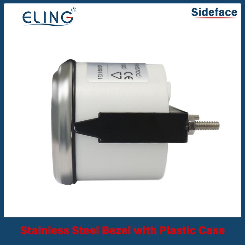 ELING 52mm (2'') Engine Oil Temp Gauge Temperature 50-150℃ with Red Backlight for Motorcycle Truck Vessels 12V 24V