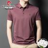 Men's Silk Blend Short Sleeve Polo Shirt