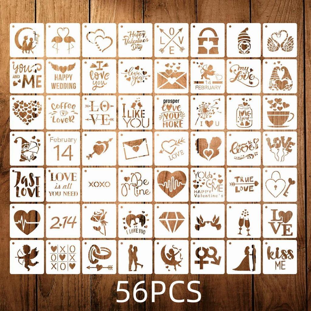 Popular Decorative Diary Painting Stencil Set