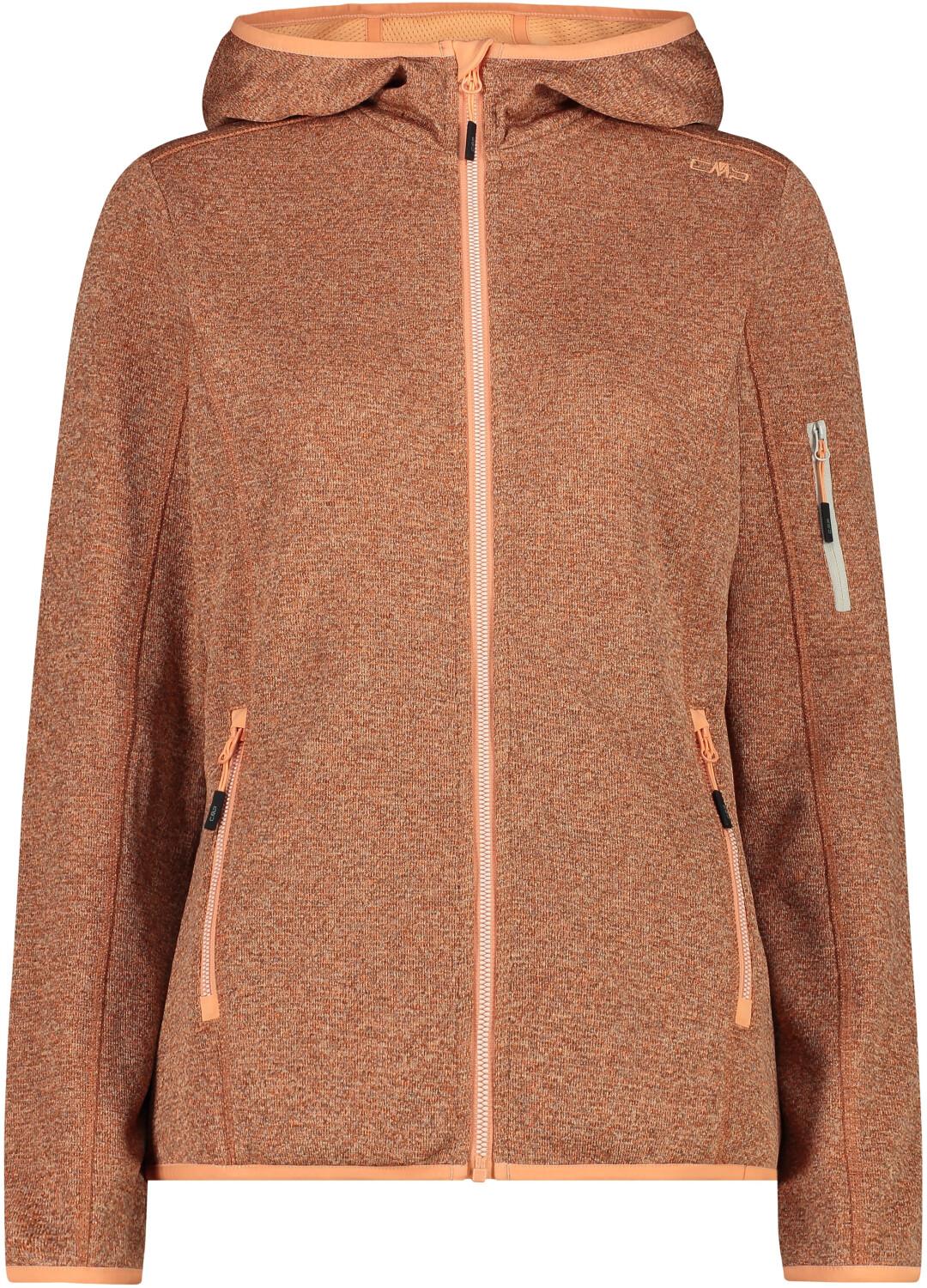 

Куртка CMP Woman Fix Hood Jacket (30H5856) Флисовая куртка Woman Fix Hood (30h5856-02ct) tangeri-salmone 46