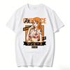 One Piece Nico Robin Unisex T-shirt 2026 Summer New Anime Print American Hip-hop Flower Casual Parent-child Short Sleeved Top
