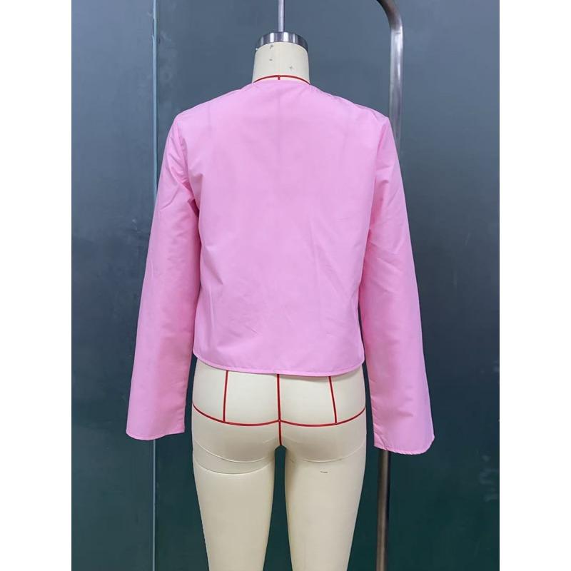 Lace-up Cardigan for Women 2025 Autumn New Style Spliced V-neck Fashion Solid Color Long-sleeved Shirt