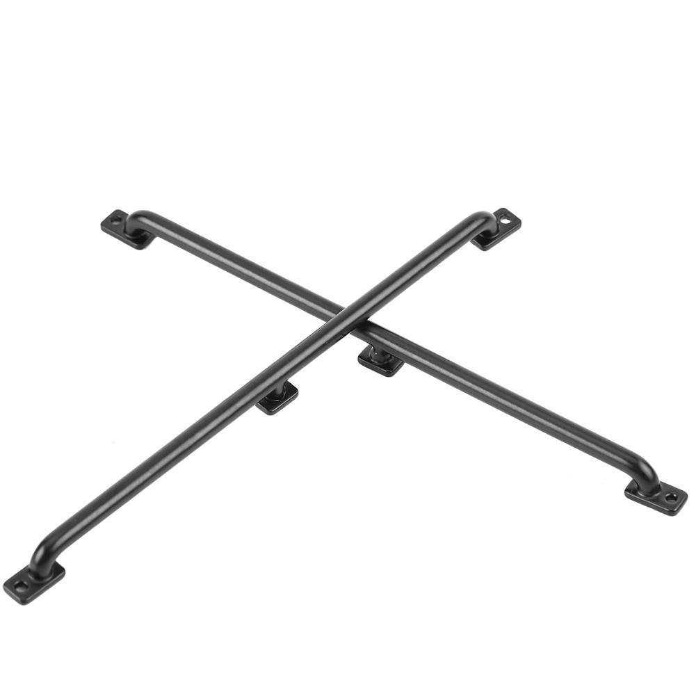 Upgrade Accessory Body Shell Left  Right Metal Handrail for 110 Scale RC Crawler Car (155mm)
