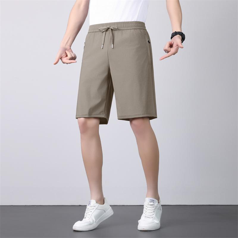 Shorts Men's Middle-aged and Young People's Summer Thin Loose Quick-drying Casual Pants Large-size Sports Five-point Pants