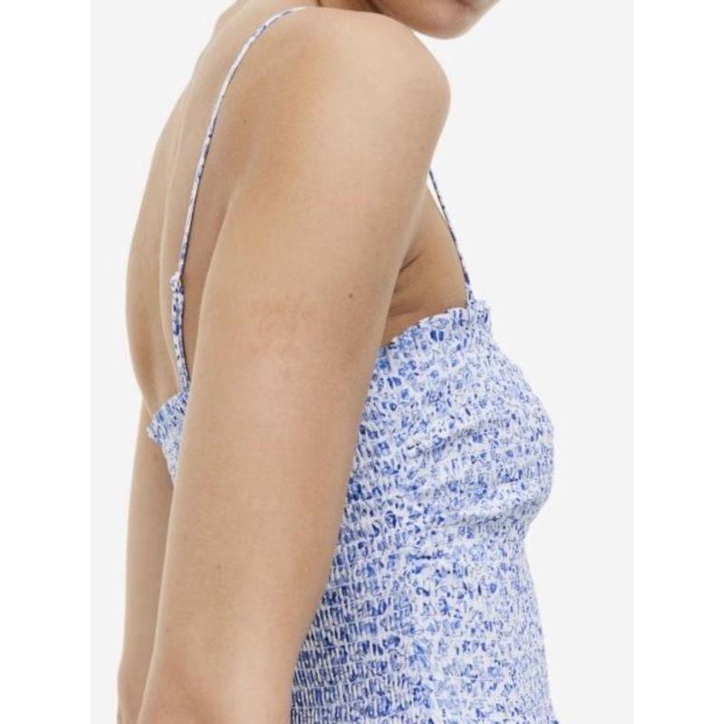 Export Single Cross-Border H Lady Sling Casual Exquisite Print Large Swing Cotton Elegance Date Dress Women