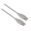 Aisens USB 2.0 Cable Aisens A101-0022/ Usb Male - Usb Male/ Up To 2.5w/ 60mbps/ 2m/ Beige