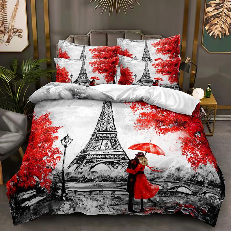 Fashion technology,3D Digital Printed Bedding, Duvet Covers, Pillowcases