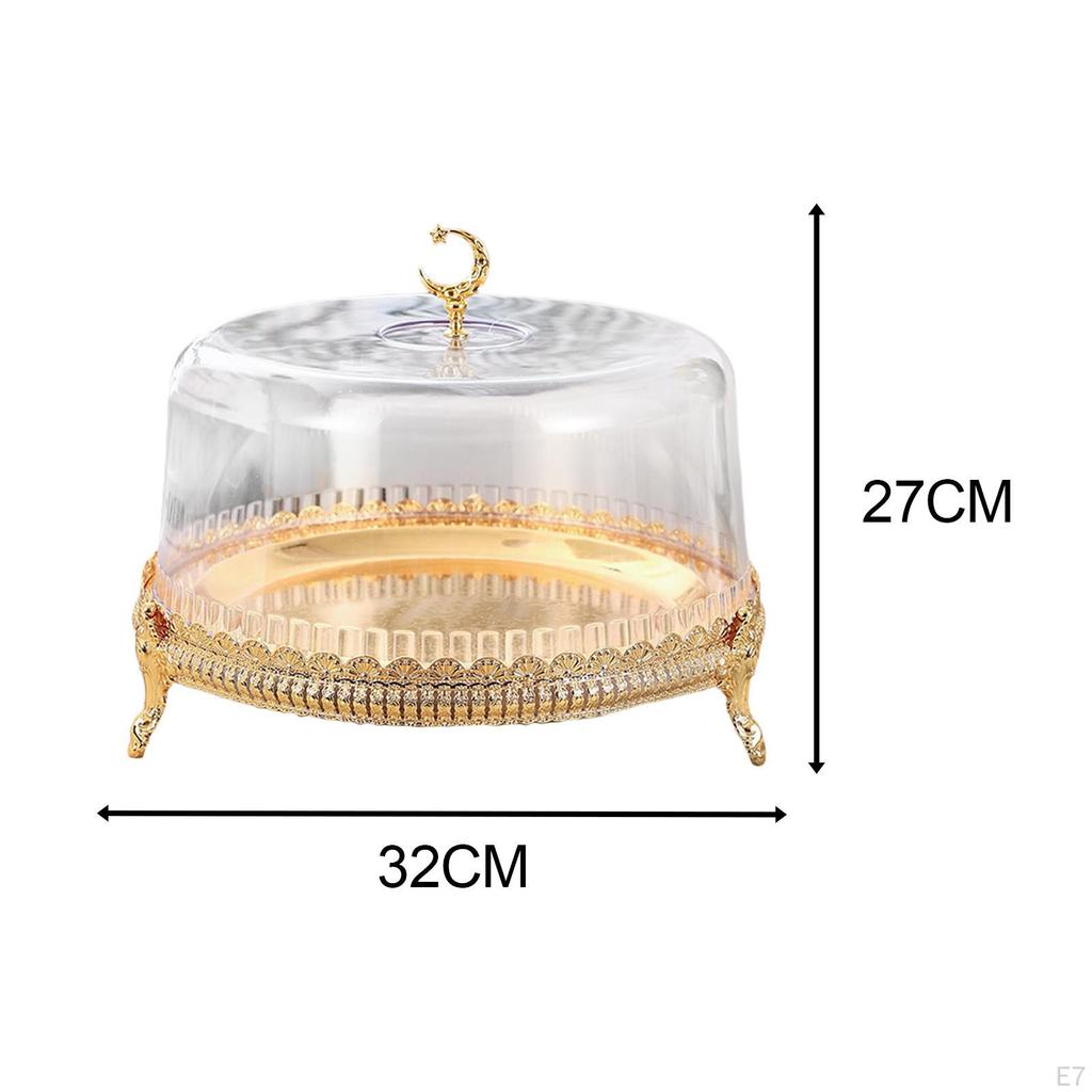Cake Plate Candy Display Cupcake Holder Round Decorative Cookies Dessert Serving Platter for