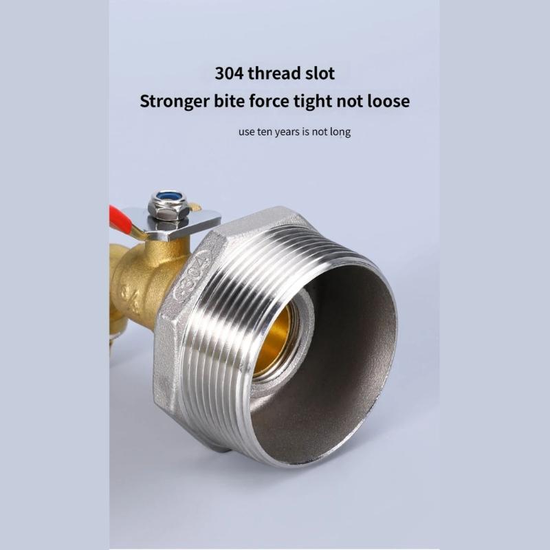 Gardens Irrigation Brasses Faucet Tank Water Tap Single Outlet Valves Replacement Antifreeze Outdoor Balconies Accessory