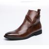 Stivali Martin Uomo Stile Coreano Alti Formali Business Casual, Taglia Grande 48