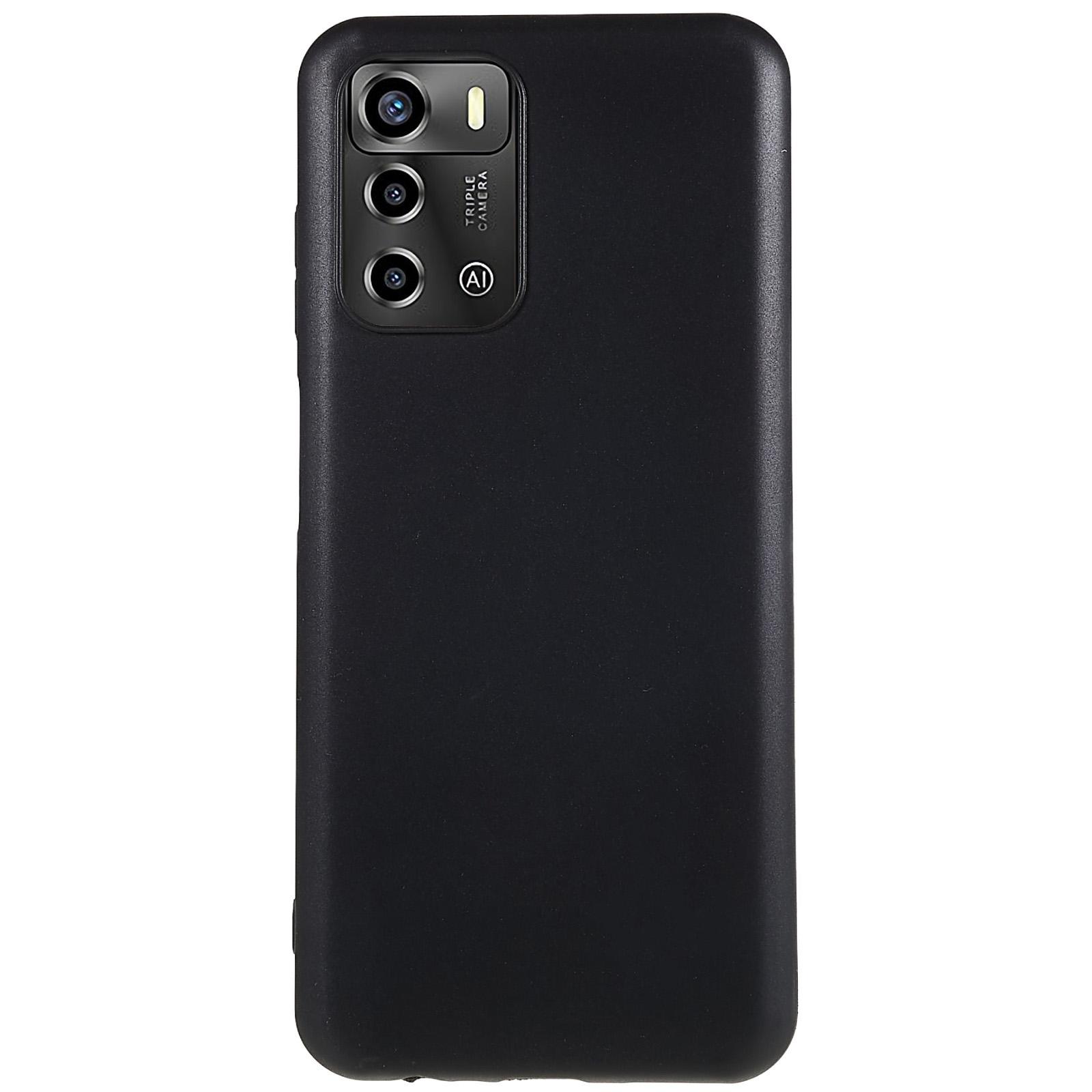 

TPU Case for ZTE Blade A72 4G,Matte Flexible Black Cell Phone Cover Anti-scratch Protective Shell A