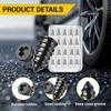 40 PCS Tire Repair Rubber Nails Kit With 2 Sizes, Screw In Tire Repair Plugs With Box And Screwdriver, Fast Self-Service Tire Repair Tools, Tire