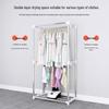 Thickened Steel Pipe Cloth Wardrobe for Bedroom or Dorm Storage, Winter Style