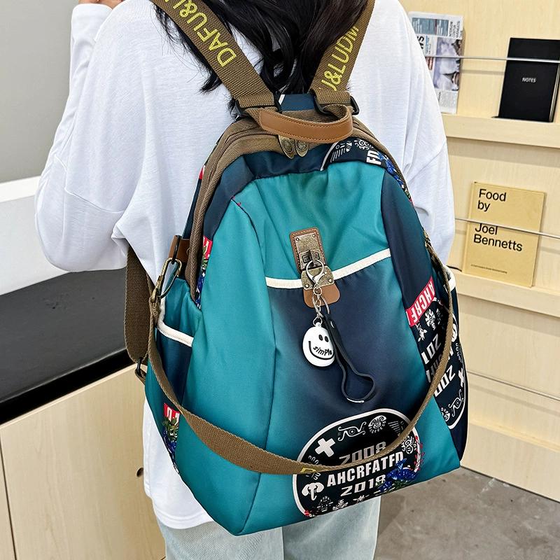 Shell Backpack Women's Oxford Cloth Ultra Lightweight Small Backpack 2025 New Dual Purpose Travel Fashion Leisure Multi Functional