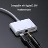 Biaz P26 3-in-1 Kopfhöreradapter: PD-Schnellladung, 3,5-mm-Audiokonverter zum Musikhören.