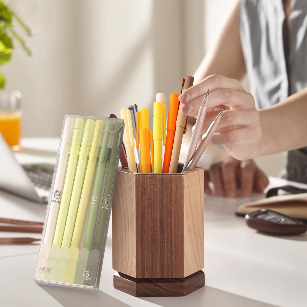 Morandi Color Black Neutral Pen Student Stationery Six Pen 5ml