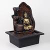 Gautam Buddha 3 Step Water Fountain with Led Light Indoor & Outdoor for Home Decor Decoration Showpiece Gift Gifting Items