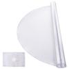 VEVOR Plastic Table Cover, 48 x 48 Inch 2.0 mm Thick Clear Table Protector, Round PVC Desk Mat, Waterproof & Easy Cleaning Desk Pad Tablecloth