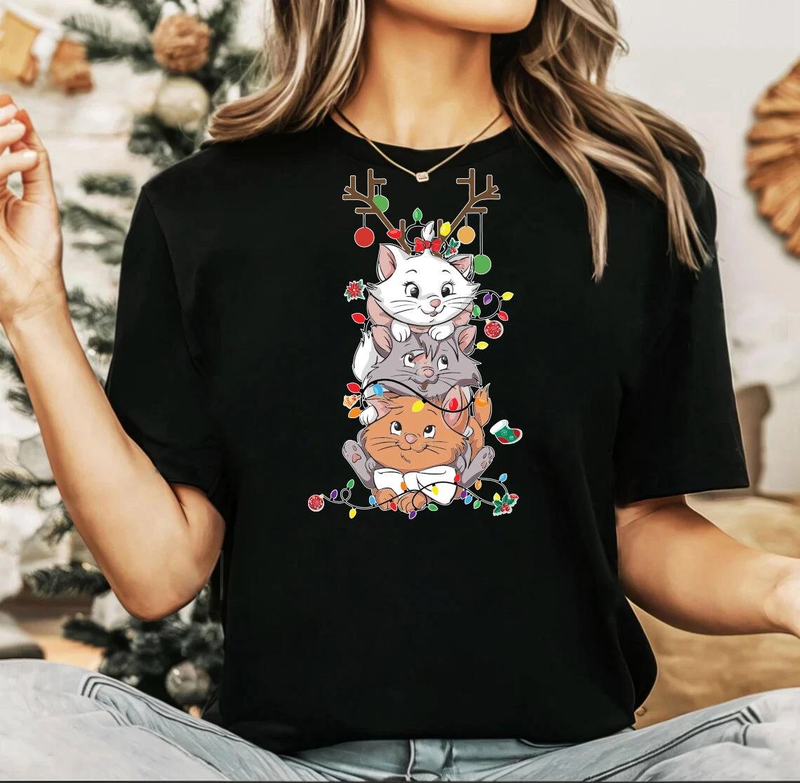 2024 Christmas unisex tshirt,Night before Christmas family party, The Artiscats S