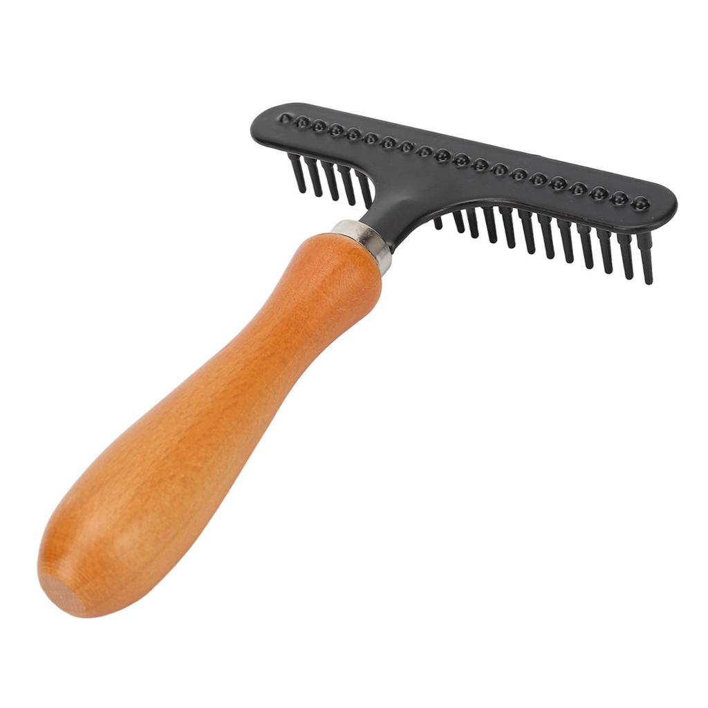Carpet Restoration Rake, Handheld Carpet Rake Shag Rug Rake Stainless Steel Hair Groomer Rug Rake for Home and Beauty Salon, Making Carpets Fluffier A