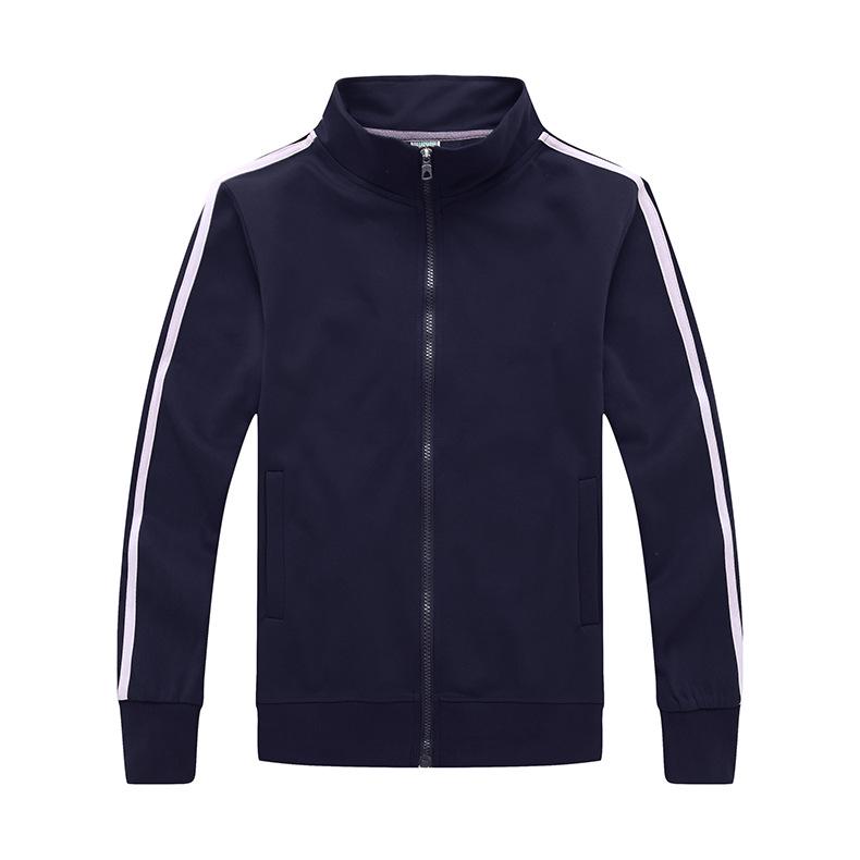 Fleece-Lined Women's Hooded Jacket with Embroidered Uniform Design and Stand-Up Collar