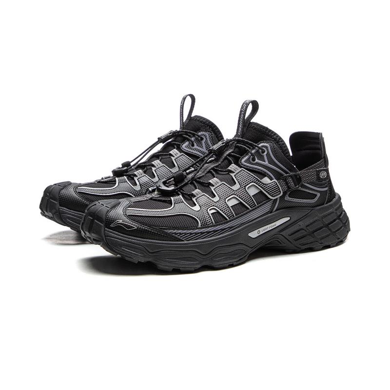 Li Ning Outdoor CF Tracing, Wild Nature Slip Resistant, Abrasion Resistant, Reflective, Rebound Low top AGHW001-3