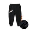 27Kids Korean Style Boys' Fleece Trousers: New Spring/Autumn 2024 Baby Sportswear Collection.