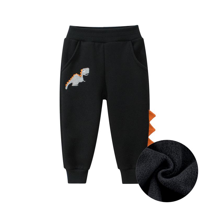 27Kids Korean Style Boys Fleece Trousers: New Spring/Autumn 2024 Baby Sportswear Collection. 140 cm