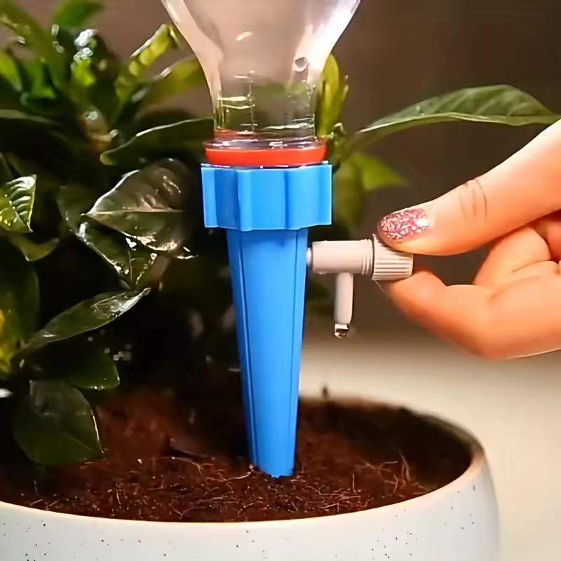 6/12/18/36Pcs Waterer, Drip Irrigation Device For Household Plant Pots, Adjustable Automatic Drip Device For Flower Gardens