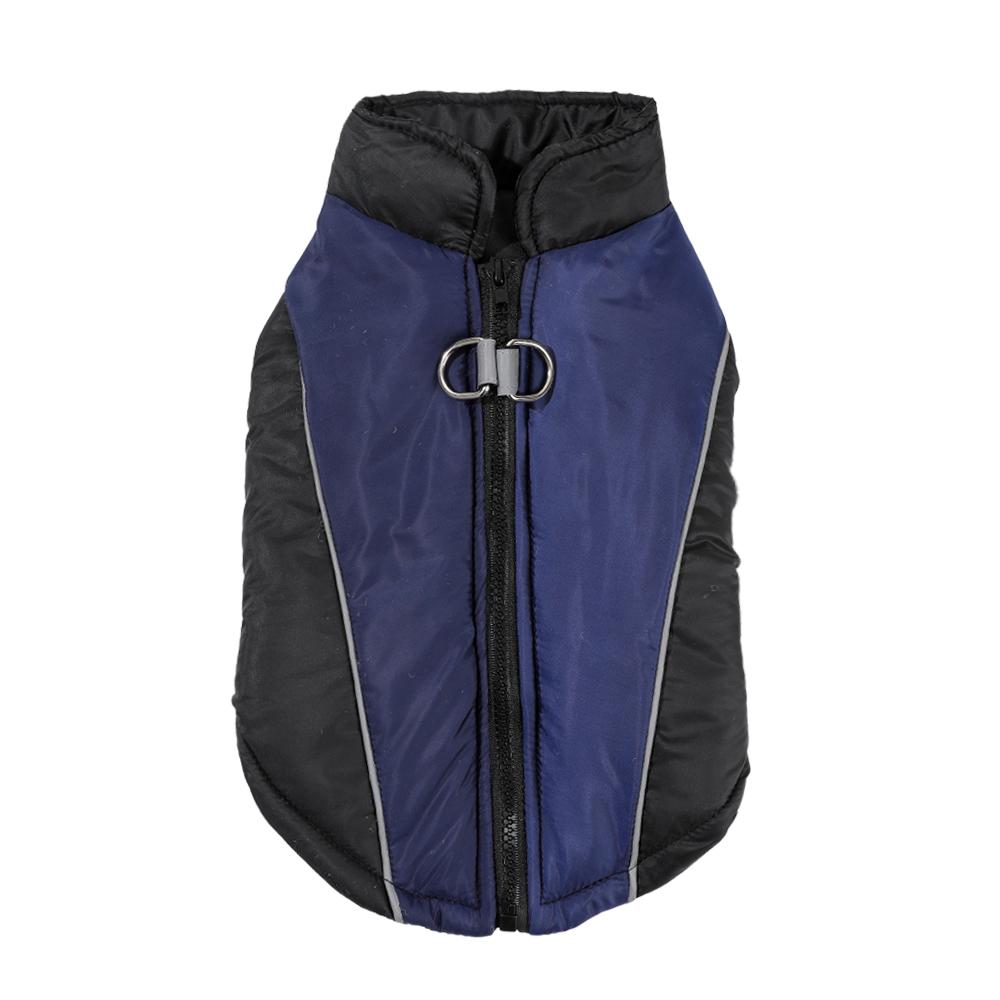 Winddichte Hundekleidung für den Außenbereich für kleine und mittelgroße Hunde mit D-Ring, warme Welpenjacke, Yorkshire-Schnauzer-Haustierkostüm
