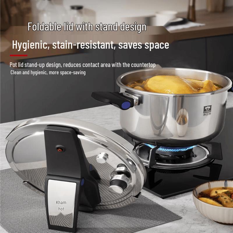 Kobach 22cm German-Style 304 Stainless Steel Pressure Cooker