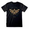 The Legend Of Zelda T-Shirt Hyrule Kingdom Symbol Official New Black
