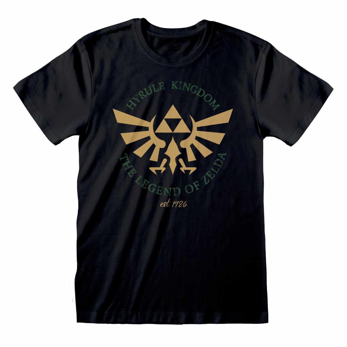 Футболка The Legend Of Zelda Символ Королевства Хайрул Официальная Новая Черная 3XL