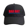 Bad Day to be a Hot Dog Cap Summer Woman Man Baseball Cap Adjustable with Curved Brim Duckbill Cap Protection Sun Hats