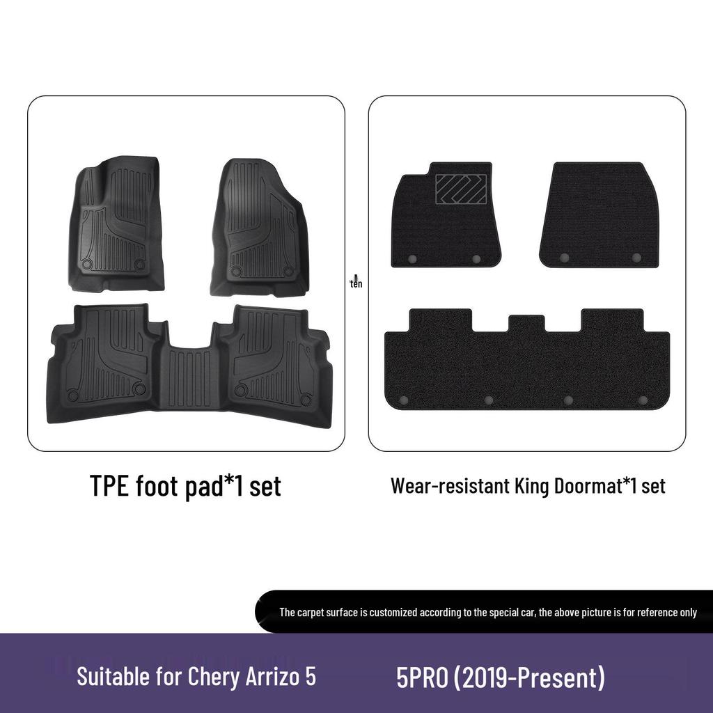 Eco-Friendly TPE Car Floor Mats for Chery Arrizo 5