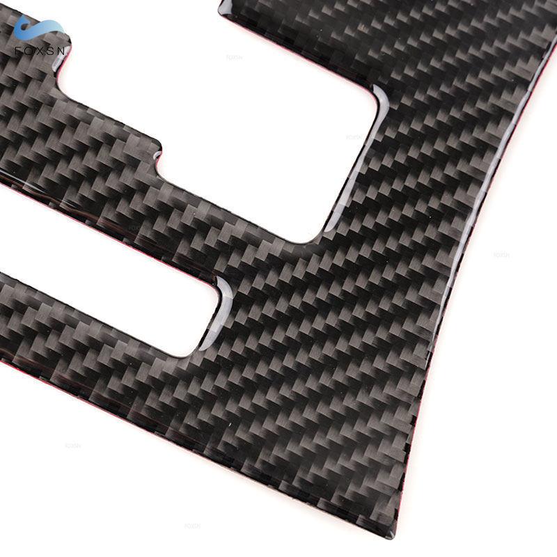 For Chrysler 300 300C 2011 2012 2013 2014 Soft Carbon Fiber Car Styling Center Control Gear Shift Panel Frame Cover Trim