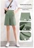 Shorts de Suporte para Maternidade de Alta Elasticidade: Calças de Verão Antiderrapantes, Largas, de Cinco Pontos para Gravidez