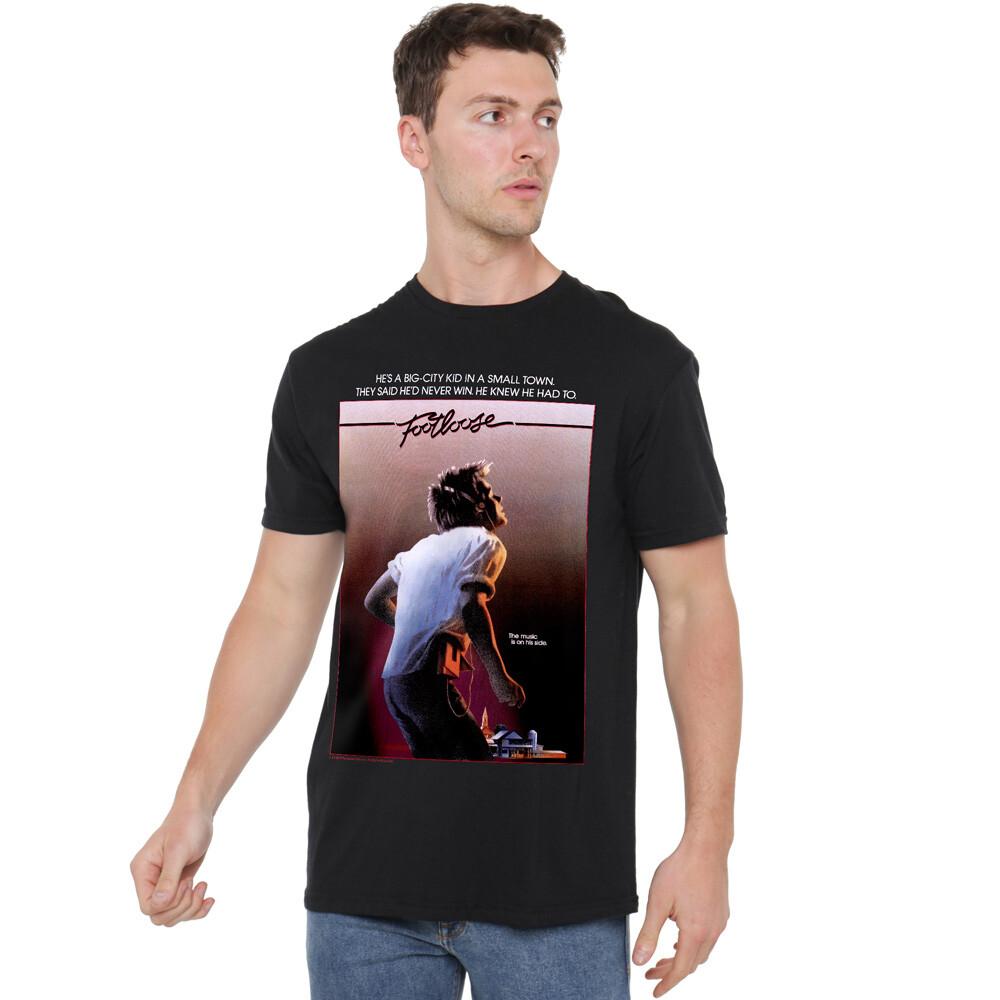 Footloose Poster T-Shirt S-2XL Black S