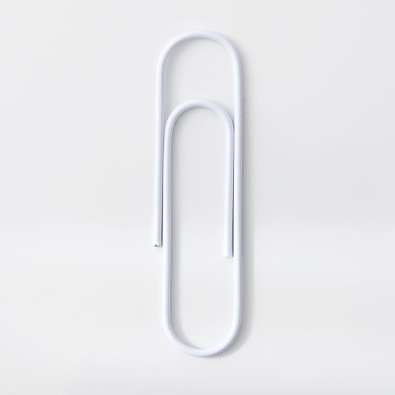 100mm Extra Velké Kancelářské Svorky v Barvě Macarons, Plastem Potažené, 10cm Ohýbaný Design