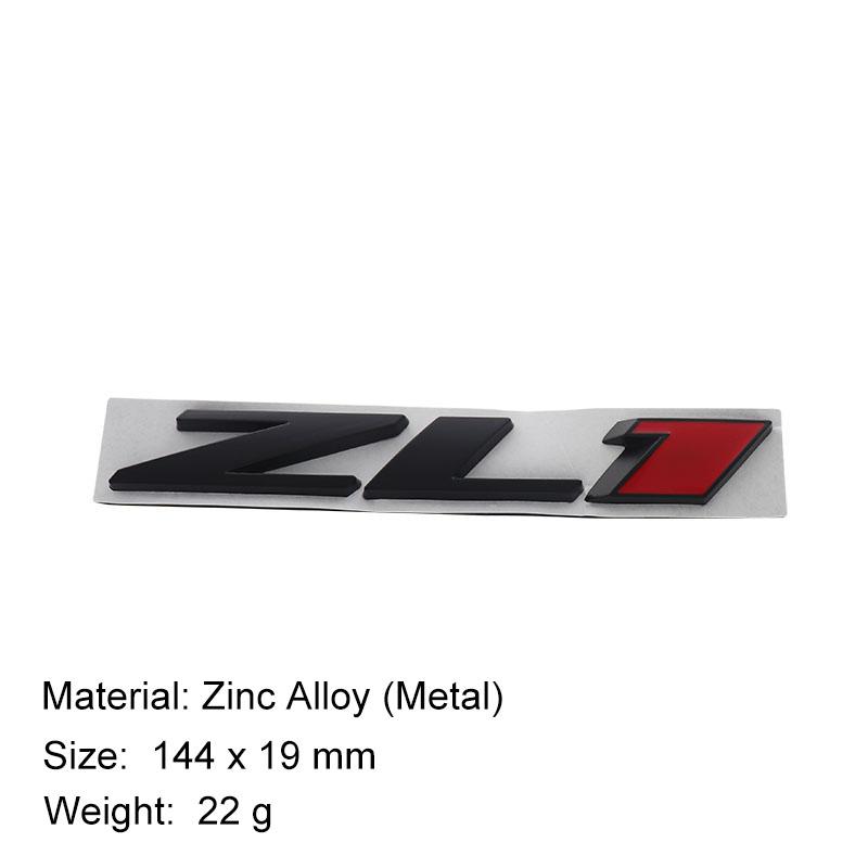 3D Премиум Z71 4x4 ZL1 Внедорожный для Z71 4x4 ZL1 Z71 Внедорожный Автомобиль Капот Двигателя Крыло багажник Хвост Задняя Наклейка Эмблема Значок Наклейка ZL1-black-red