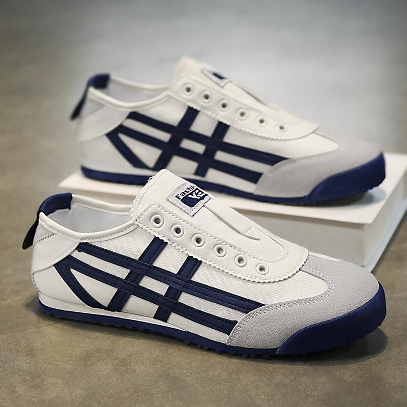 Summer Thin Canvas Shoes Men's Trend Foot Forrest Gump Shoes Fashion Versatile Casual Sports Shoes Men's Lazy Shoes